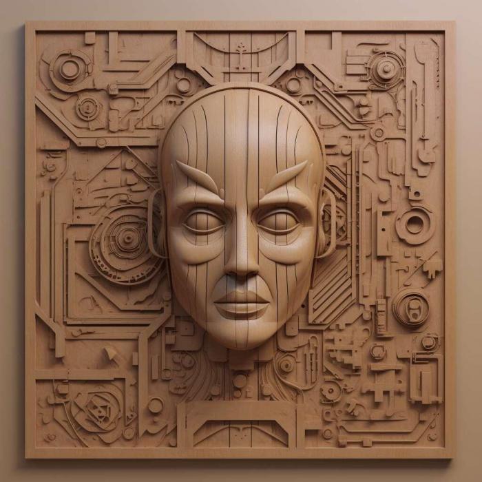 نموذج ثلاثي الأبعاد لآلة CNC 3D Art 